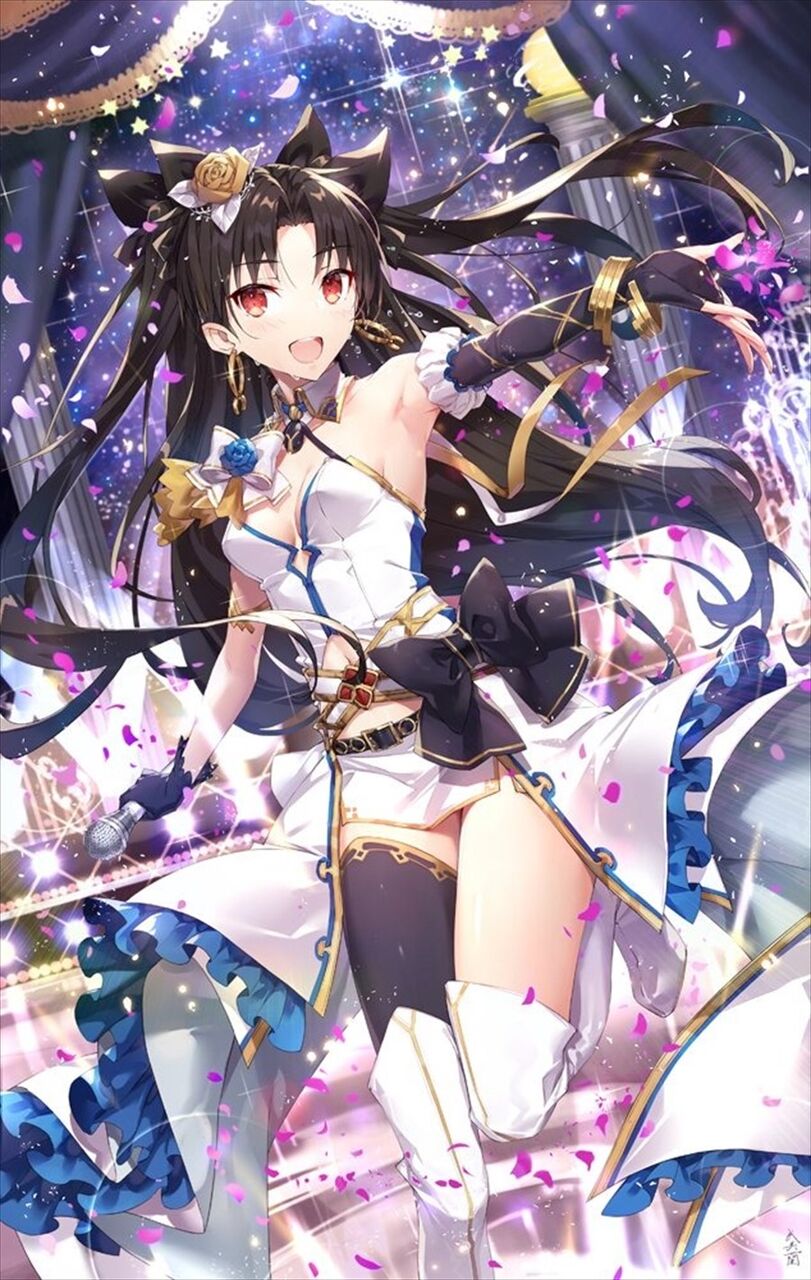 Fgo 我美蘭さんのアイドルイシュタルイラスト アイドル衣装のイシュタルも最高です
