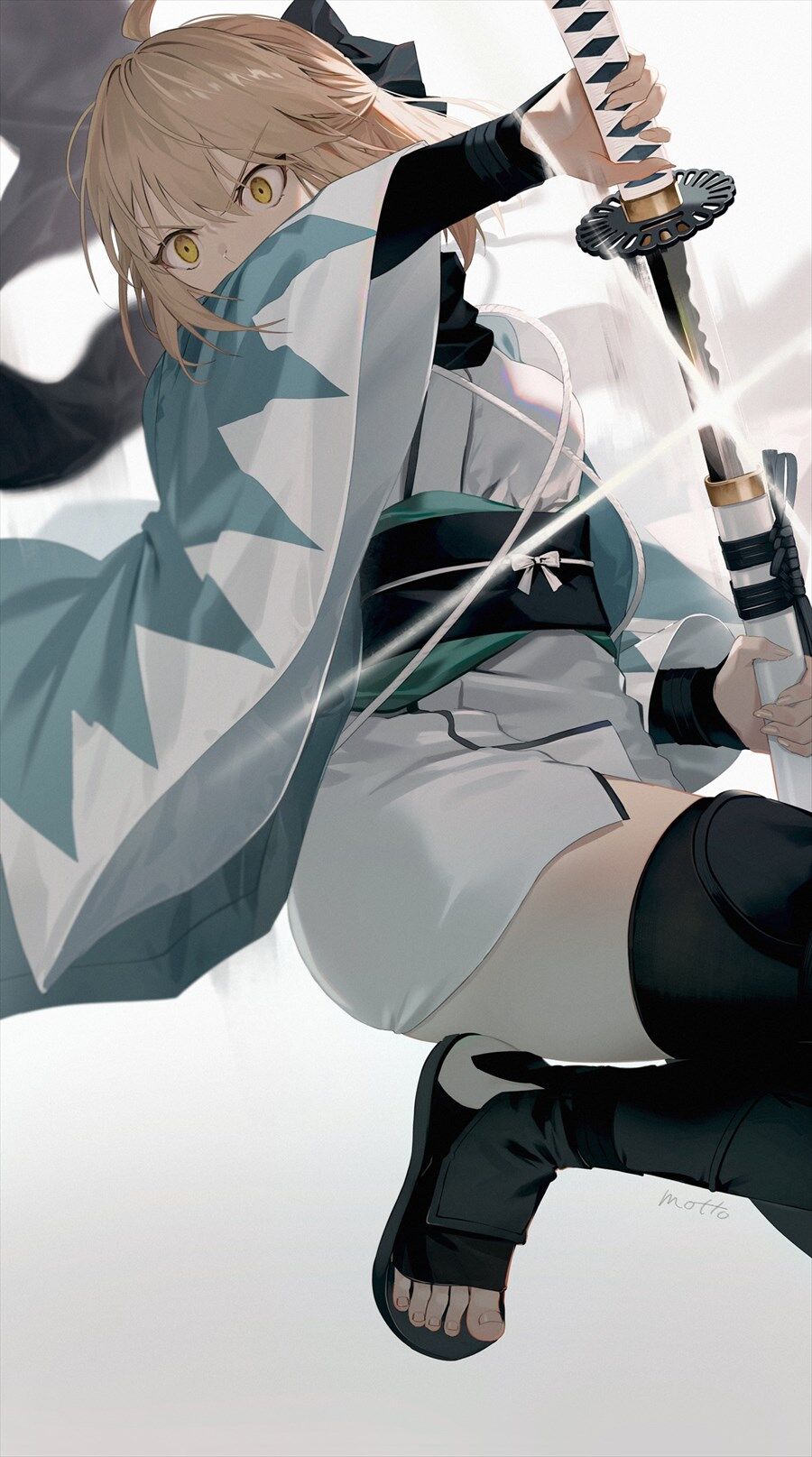 Fgo 人斬り沖田さんイラスト 獲物を仕留める眼光がいい