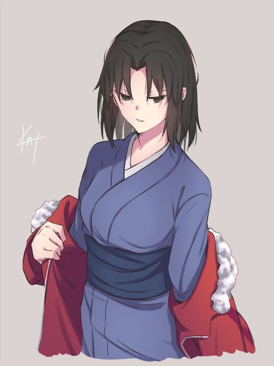 Fgo Kntさんの両儀式イラスト 式さん美しいです Fgo Kntさんの両儀式イラスト 式さん美しいです