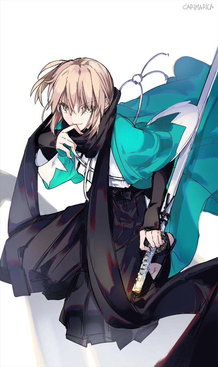 Fgo 新選組衣装の沖田さんイラスト イケメン沖田さん