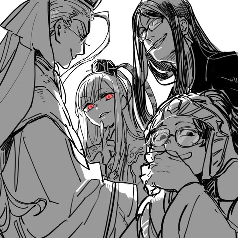 Fgo カルデアの軍師達イラスト 韓信もいますねぇ