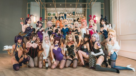 Fgo バニー衣装を着た女性サーヴァントのコスプレイヤー集合写真 ここが天国か Fgoまとめ カルデア速報 Fgo バニー衣装を着た女性サーヴァントのコスプレイヤー集合写真 ここが天国か Fgoまとめ カルデア速報