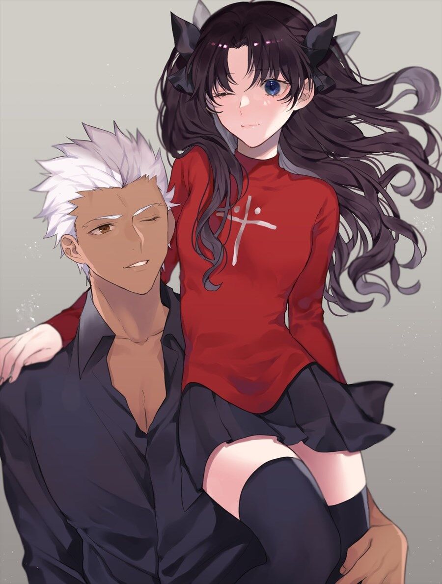 Fate Sn 凛を抱きかかえるエミヤイラスト 凛のニーソはいつ見てもいい 2chゲームまとめアンテナ Fate Sn 凛を抱きかかえるエミヤイラスト 凛のニーソはいつ見てもいい 2chゲームまとめアンテナ