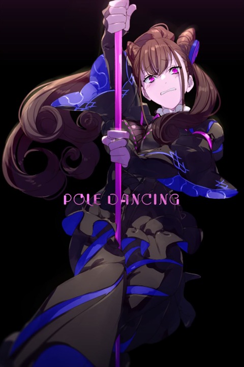 【FGO】ポールダンスしてる紫式部さん!! ロングスカートでポールダンスもいいね!
