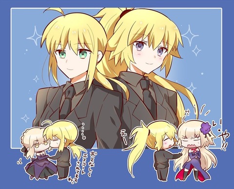 Fgo スーツセイバーさんとジャンヌさん それぞれのオルタの反応がいいな Fgoまとめ カルデア速報 Fgo スーツセイバーさんとジャンヌさん それぞれのオルタの反応がいいな Fgoまとめ カルデア速報