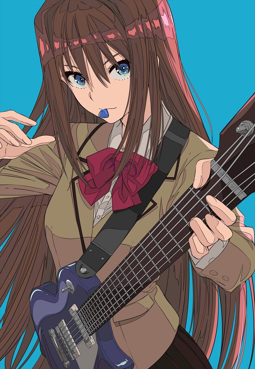 まほよ ギターを構える蒼崎青子 青のレスポールが似合ってるねぇ 2chゲームまとめアンテナ