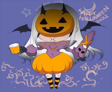 【FGO】ハロウィン衣装のメリュジーヌイラスト!! 仮装してるメリュジーヌもすこw