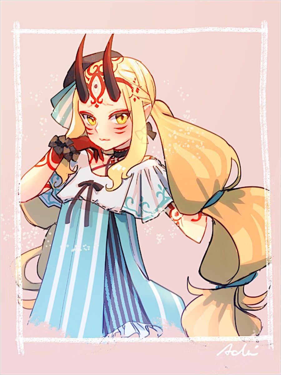 Fgo ヒラヒラお洋服の茨木ちゃんイラスト 現代服も似合うね 2chゲームまとめアンテナ