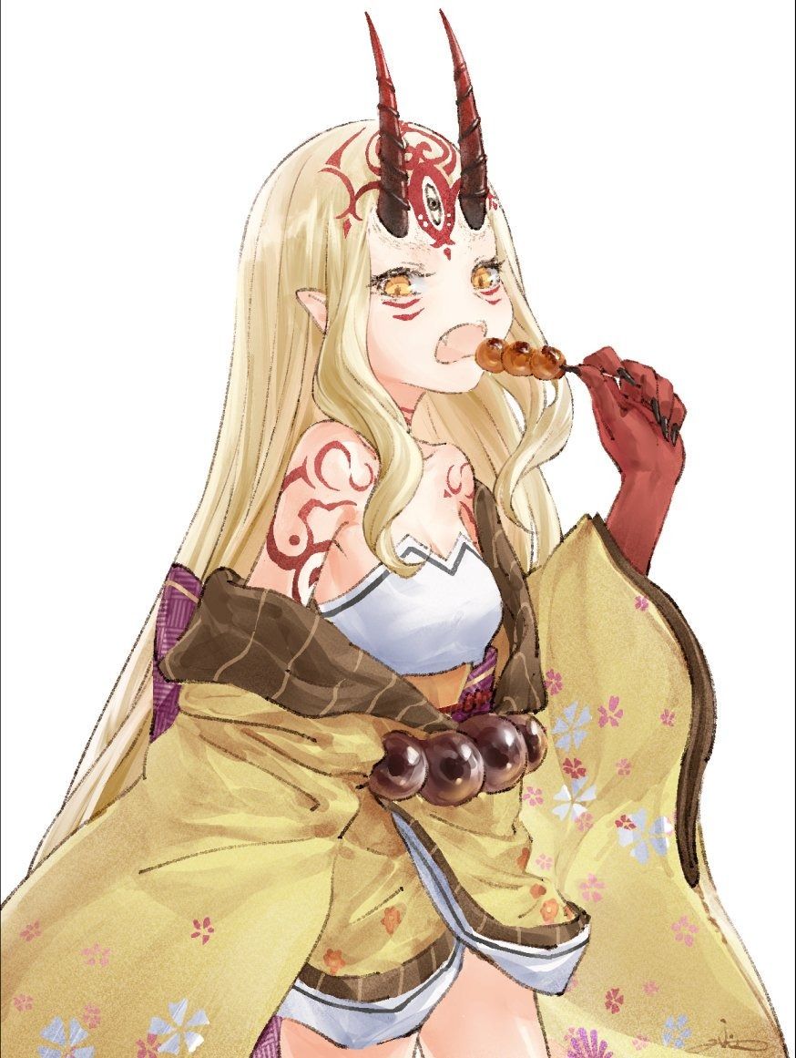 Fgo みたらし団子を食べる茨木ちゃん やらぬぞ Fgo みたらし団子を食べる茨木ちゃん やらぬぞ