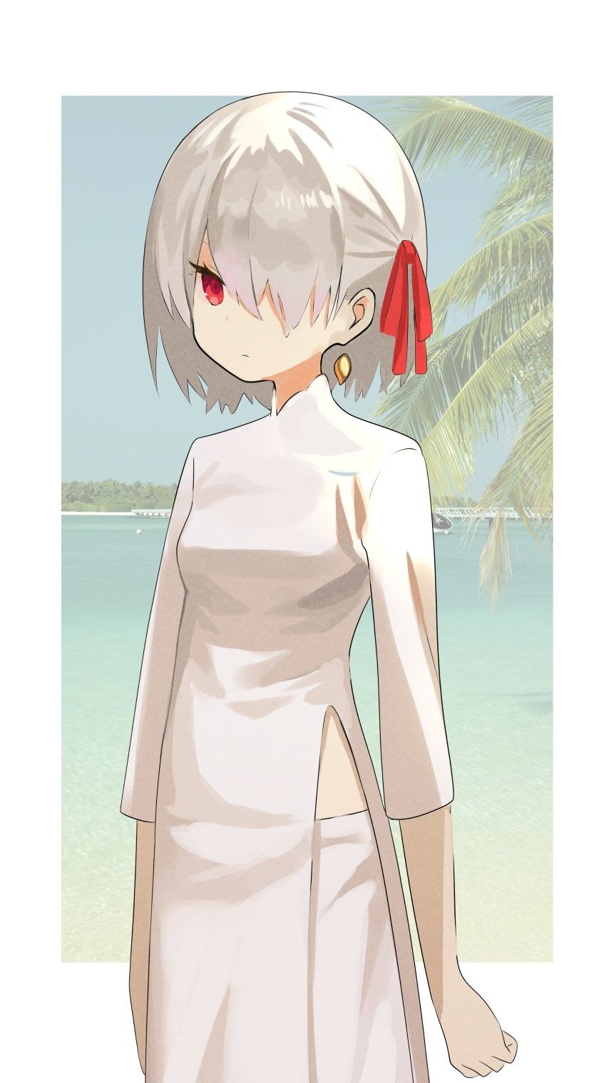 Fgo アオザイを着たロリカーマちゃんイラスト カッコいいロリカーマちゃんも素敵です