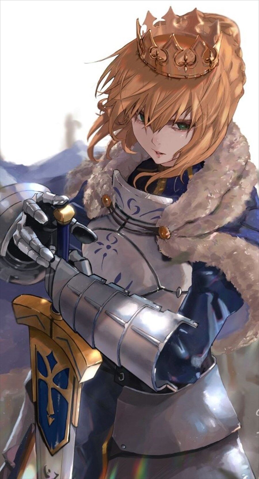 Fgo ねこのけだまさんのアルトリア王イラスト 我が王かっこいいです Fgoまとめ カルデア速報