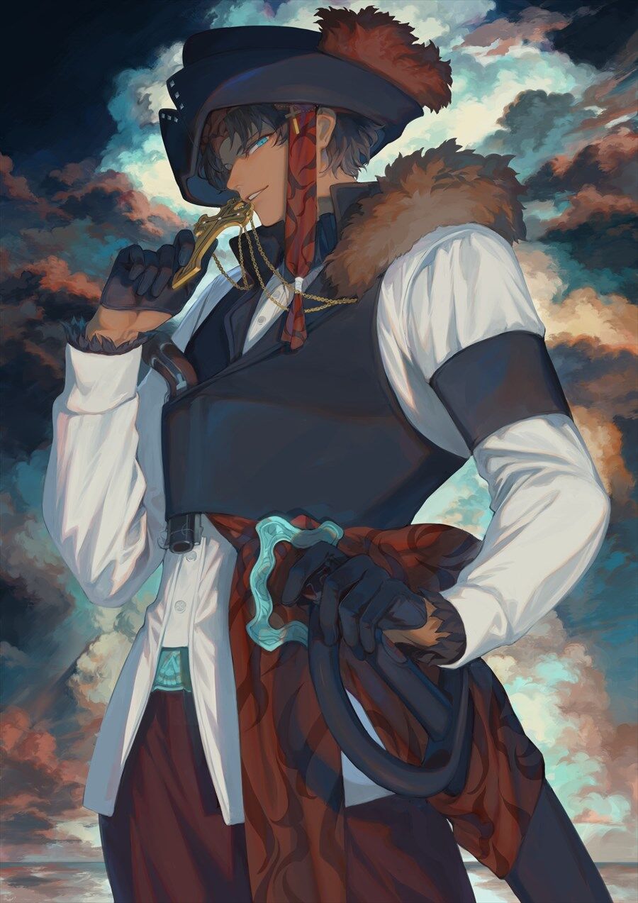 Fgo ましゅーさんのバーソロミューイラスト 美男子すぎるんだよなぁ