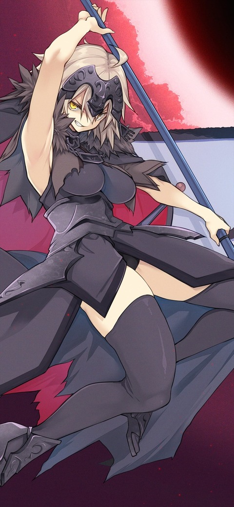 Fgo ノースリーブ衣装の邪ンヌイラスト 腕が見えるのいいね