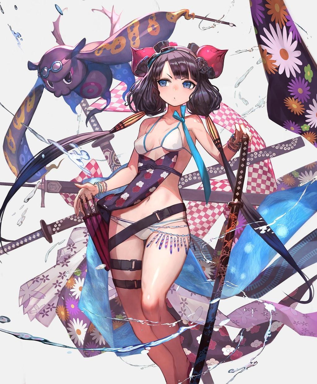 Fgo Lackさんの水着北斎ちゃんイラスト 多刀流好きすぎる Fgo Lackさんの水着北斎ちゃんイラスト 多刀流好きすぎる