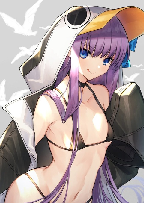 Fgo 水着パーカーメルトのイラスト マイクロ水着すこ Fgo 水着パーカーメルトのイラスト マイクロ水着すこ