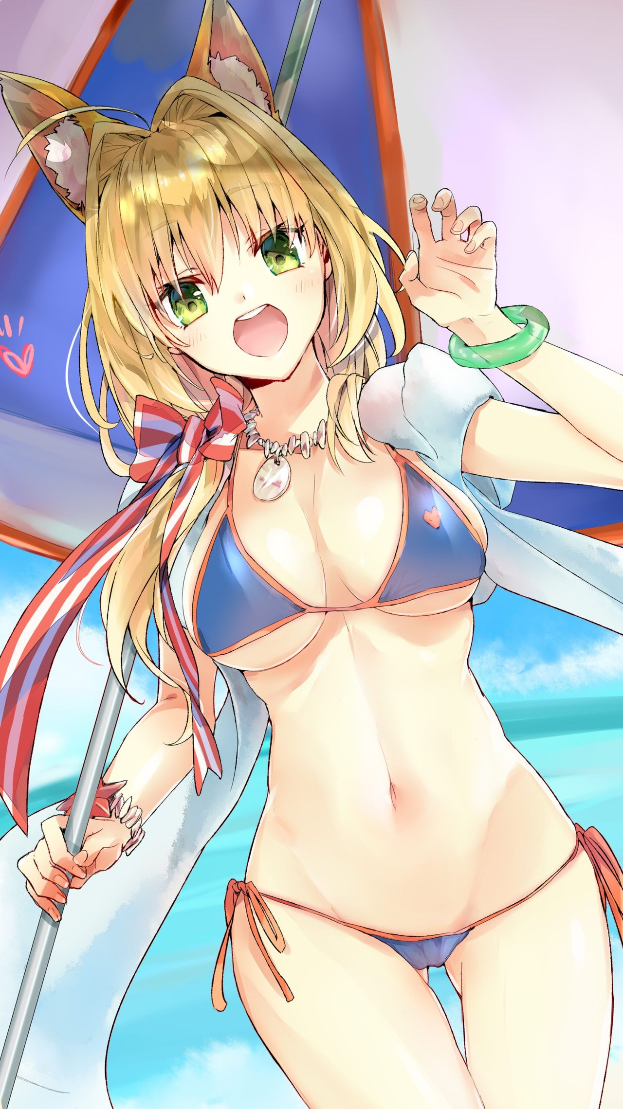 Fgo 玉藻水着を着たネロちゃま 水着交換流行れ