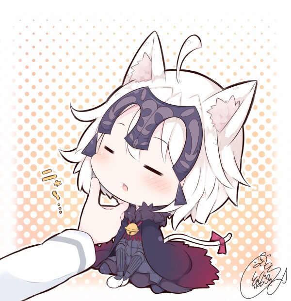 Fgo 猫耳邪ンヌさんイラスト 警戒してる猫邪ンヌすこ