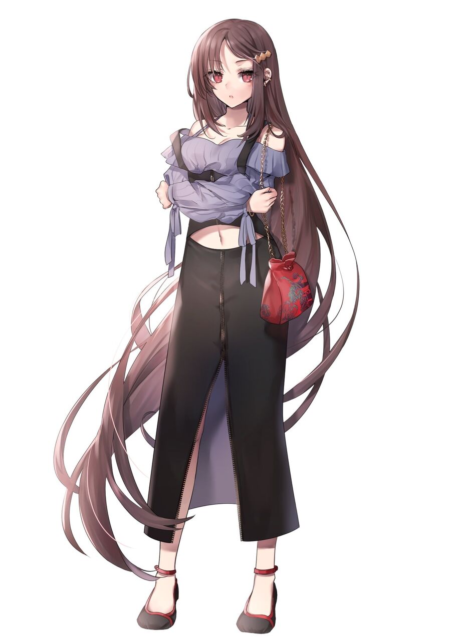 Fgo 2パターンの現代私服を着た虞美人パイセンのイラスト ぐっさん可愛いよぐっさん Fgo 2パターンの現代私服を着た虞美人パイセンのイラスト ぐっさん可愛いよぐっさん