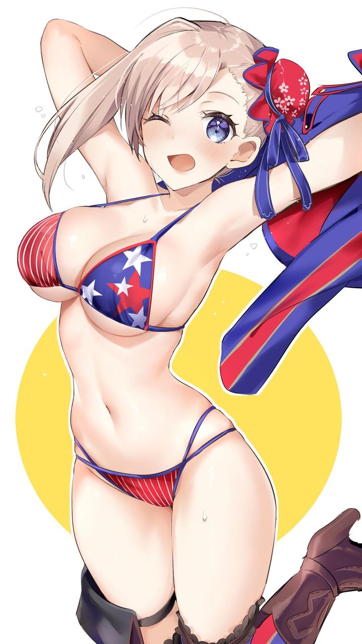 Fgo アメリカンビキニver の武蔵ちゃんイラスト 可愛いよ武蔵ちゃん
