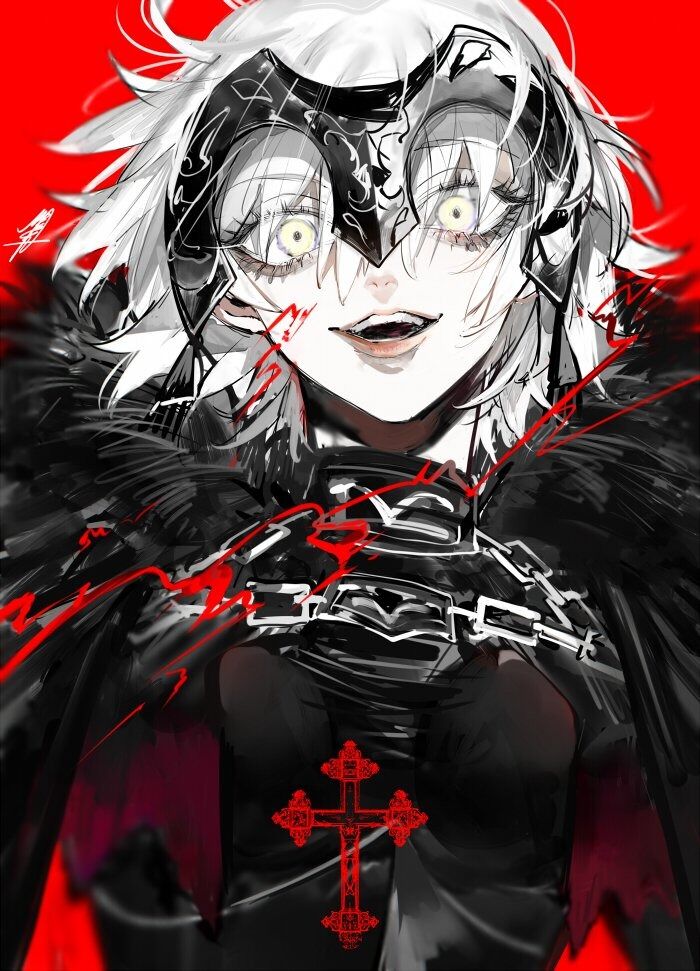 Fgo 竜の魔女ジャンヌダルクオルタ 表情いいねぇ
