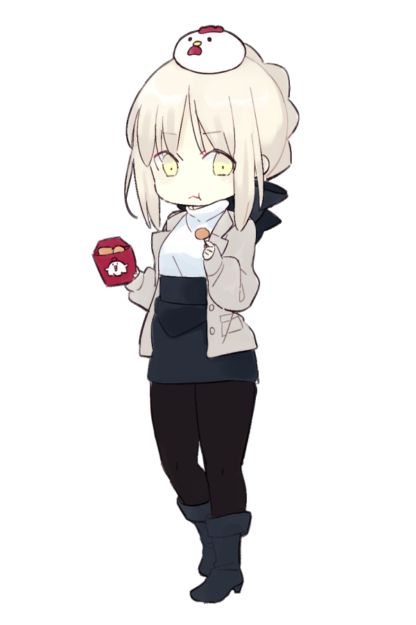 Fgo ローソンコラボの黒王ミニイラスト からあげくんレッドなのかわいい