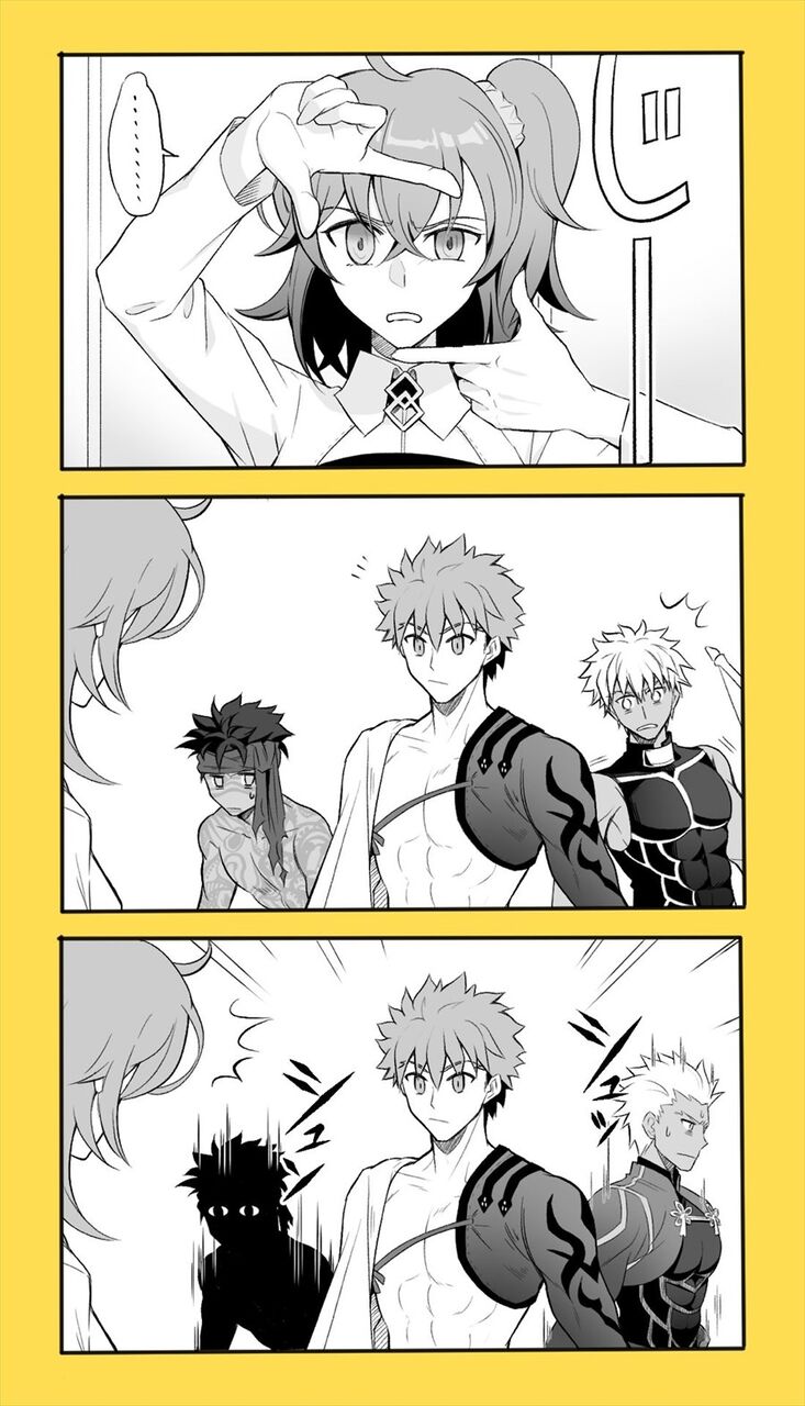 Fgo 村正とエミヤ アンリマユをみて何かに気づいてしまいそうなマスター バレそうになったら姿変えるの草