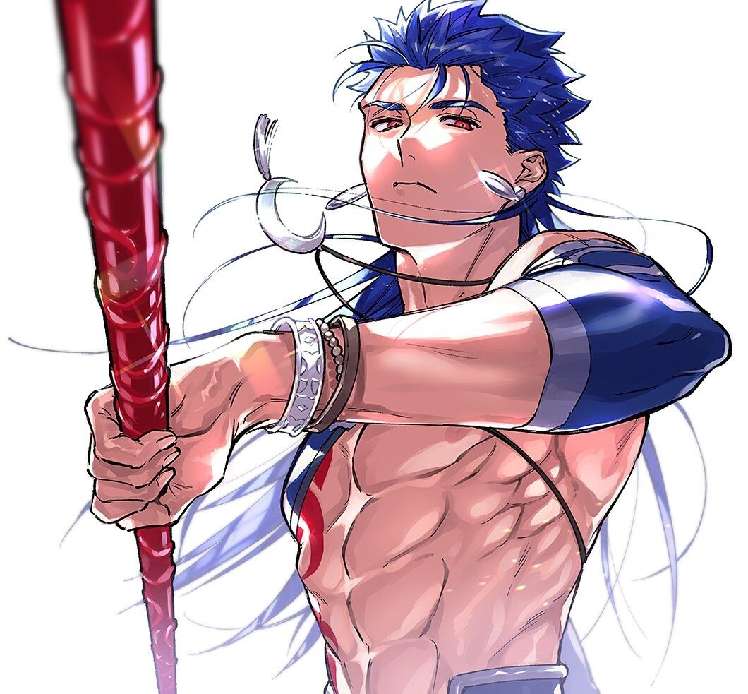 Fgo 槍を振るうクーフーリン兄貴 これは眼で殺しに来てる