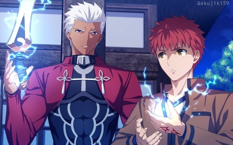 Fgo 投影魔術を使うエミヤ 士郎イラスト エミヤから投影魔術習いてぇ Fgoまとめ カルデア速報