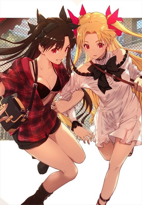 Fgo 私服デートするイシュタル エレちゃん この姉妹いいぞぉ Fgoまとめ カルデア速報