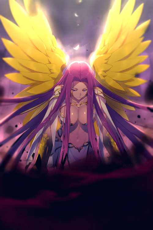Fgo バビロニアのゴルゴーンさんイラスト 羽生えたゴルゴーンさん美しすぎる