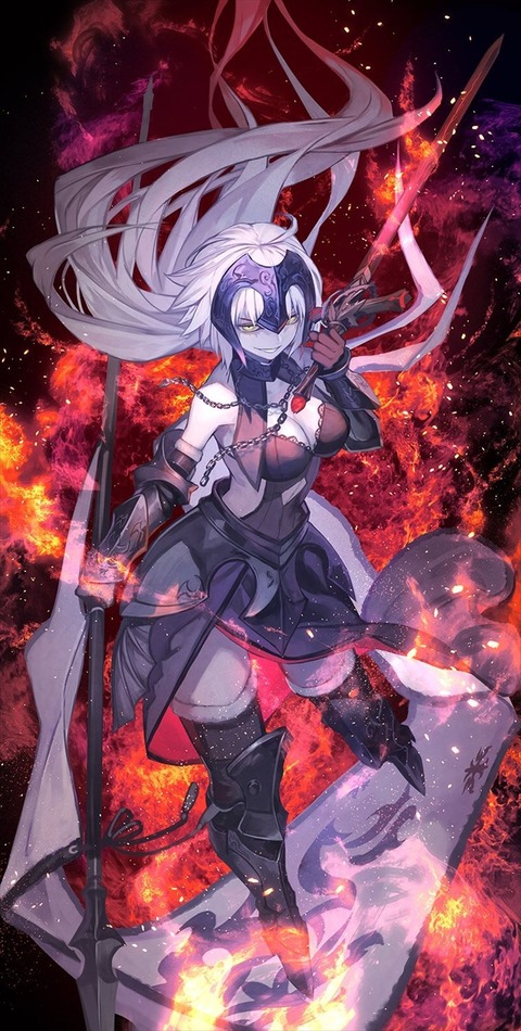 Fgo Lackさんの竜の魔女 邪ンヌイラスト 邪ンヌかっこよすぎる Fgoまとめ カルデア速報