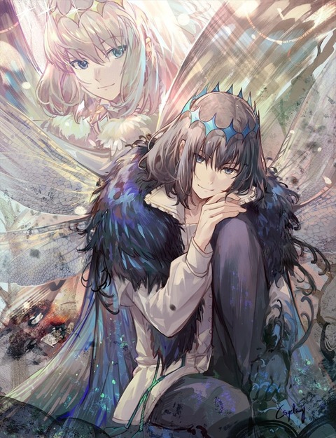 Fgo ᴄsʏᴅᴀʏさんの白オベロン 黒オベロンイラスト どっちのオベロンも好きです Fgoまとめ カルデア速報