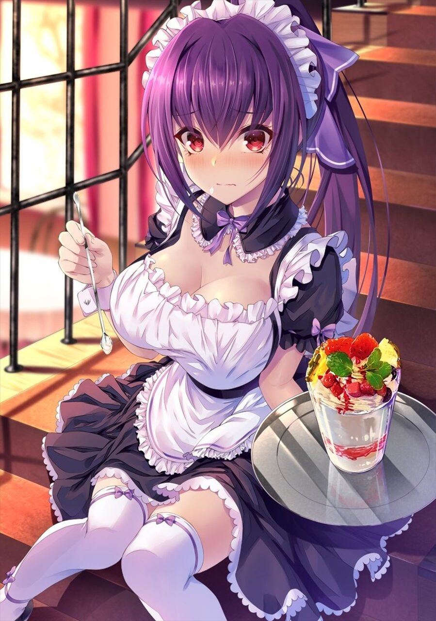 Fgo メイドの日のスカサハ師匠イラスト パフェのつまみ食いはダメですよ師匠 アニメ ゲーム 漫画関連まとめサイト