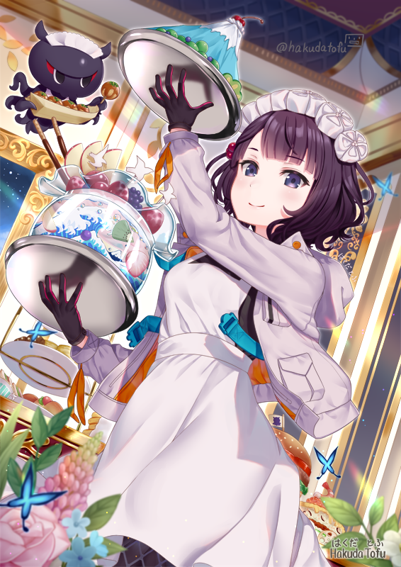 Fgo メイド北斎ちゃんイラスト トレイに乗ってる富士山パフェ食べたい Fgo メイド北斎ちゃんイラスト トレイに乗ってる富士山パフェ食べたい