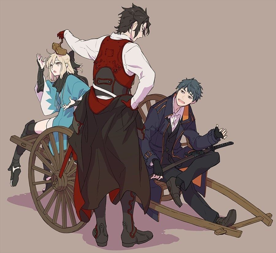 Fgo 一色さんの新選組トリオイラスト 新選組トリオは和むな Fgo 一色さんの新選組トリオイラスト 新選組トリオは和むな
