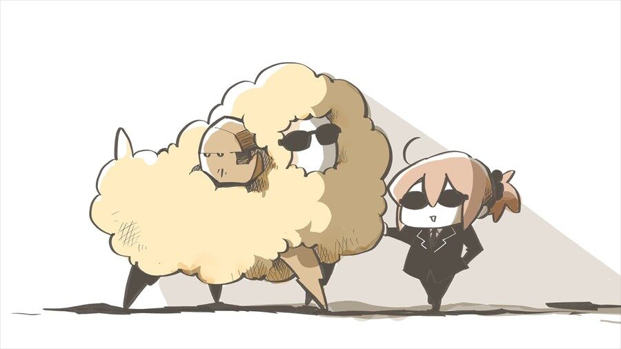 Fgo サングラスしたドゥムジイラスト サングラスの似合う羊は君だけだよw