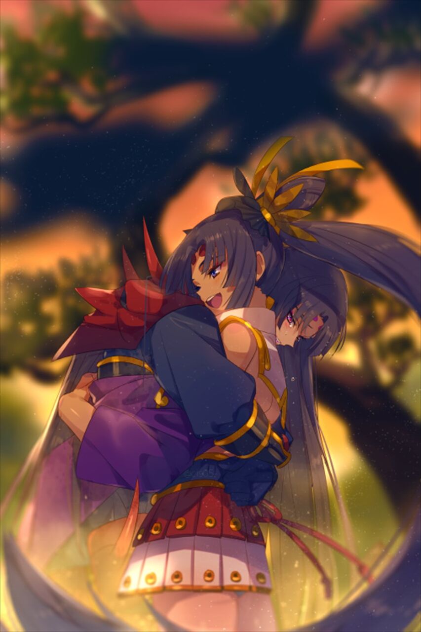 【FGO】抱き合う景清&牛若丸イラスト!! 一人ではないコメントコメントする