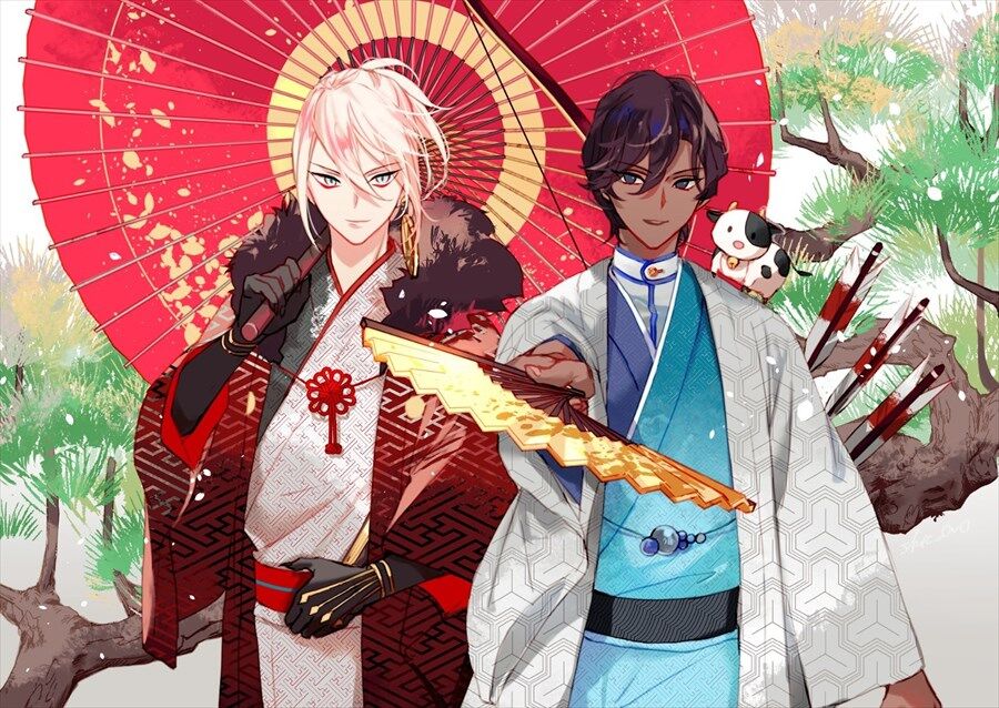 Fgo 晴れ着姿のインド勢イラスト 和装も似合いすぎる