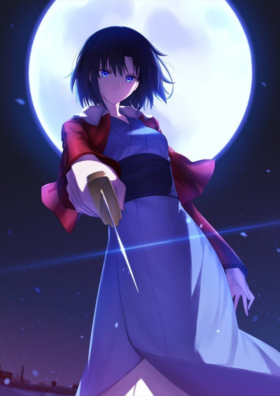 Fgo おかかさんの両儀式イラスト 式さんマジで美しいです