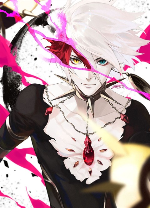 【FGO】カルナさんイラスト！！　三神カルナさんが顔をのぞかせてるのいいですね！