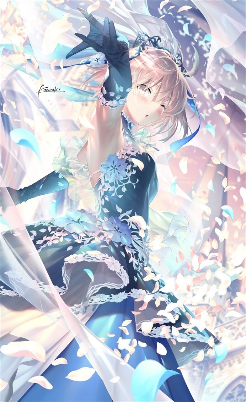 Fgo 光崎さんのドレス沖田さんイラスト 沖田さん最強だわ