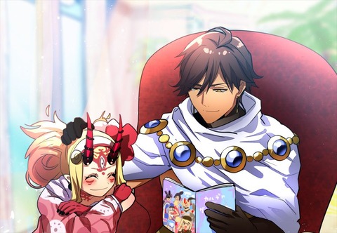 【FGO】茨木が作った同人を読むオジマン！！　良く描けているな。褒めてつかわす！