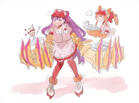 Fgo ウェイトレスするパッションリップ 大変そうだなｗ Fgoまとめ カルデア速報