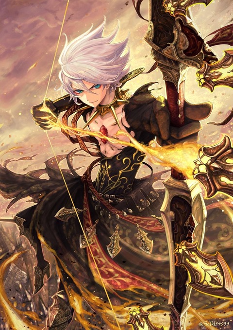 【FGO】アーチャーカルナイラスト！！ アーチャーのカルナさんもいいね！のサムネイル