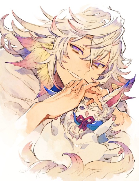 Fgo フォウくん マーリンイラスト なんだかんだ仲がいいコンビ Fgoまとめ カルデア速報