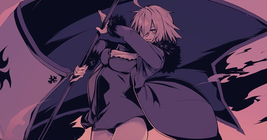 Fgo 10moさんの新宿衣装邪ンヌイラスト その衣装で旗振り回してるの最高にかっこいいです 2chゲームまとめアンテナ