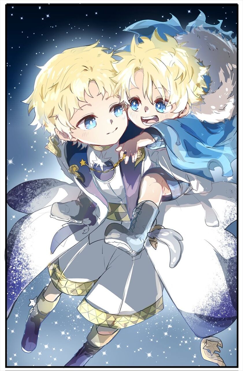 Fgo 金髪碧眼の幼児ぐだ男をおんぶするボイジャー君 年齢逆転もいいぞ