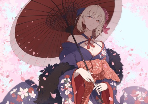 Fgo 花魁衣装の黒王イラスト 色っぽい Fgo 花魁衣装の黒王イラスト 色っぽい