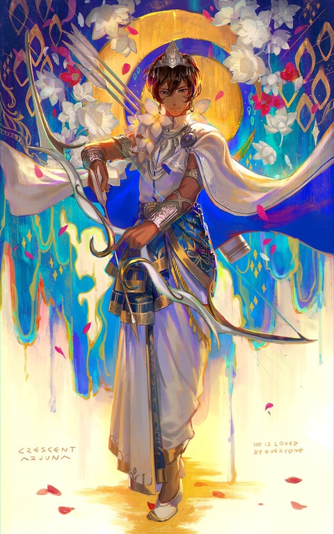 Fgo 月の白の王子 アルジュナ イラスト 王子感はんぱないですね Fgoまとめ カルデア速報 Fgo 月の白の王子 アルジュナ イラスト 王子感はんぱないですね Fgoまとめ カルデア速報