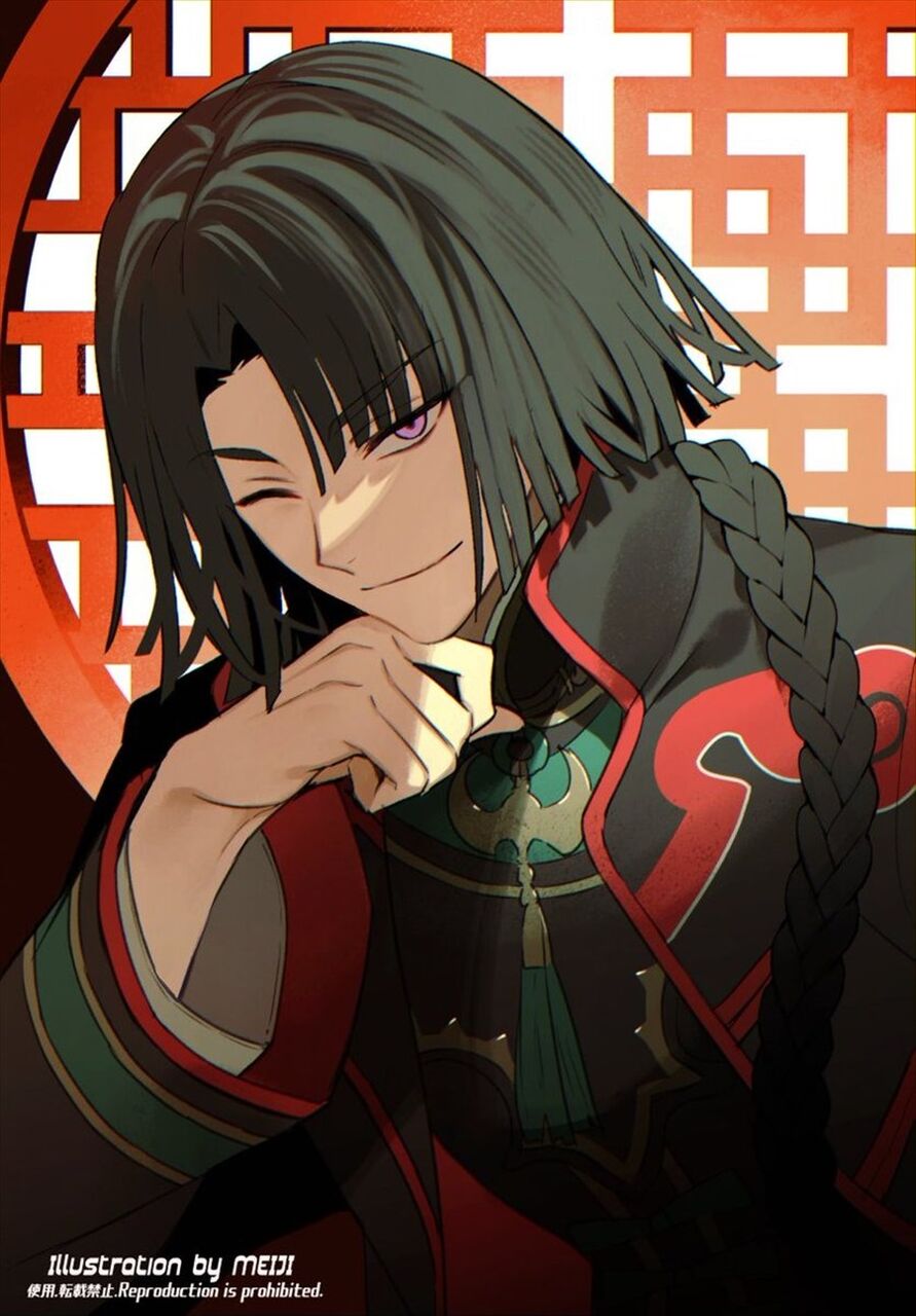 Fgo メイジさんの太公望イラスト 黒髪イケメンいいね